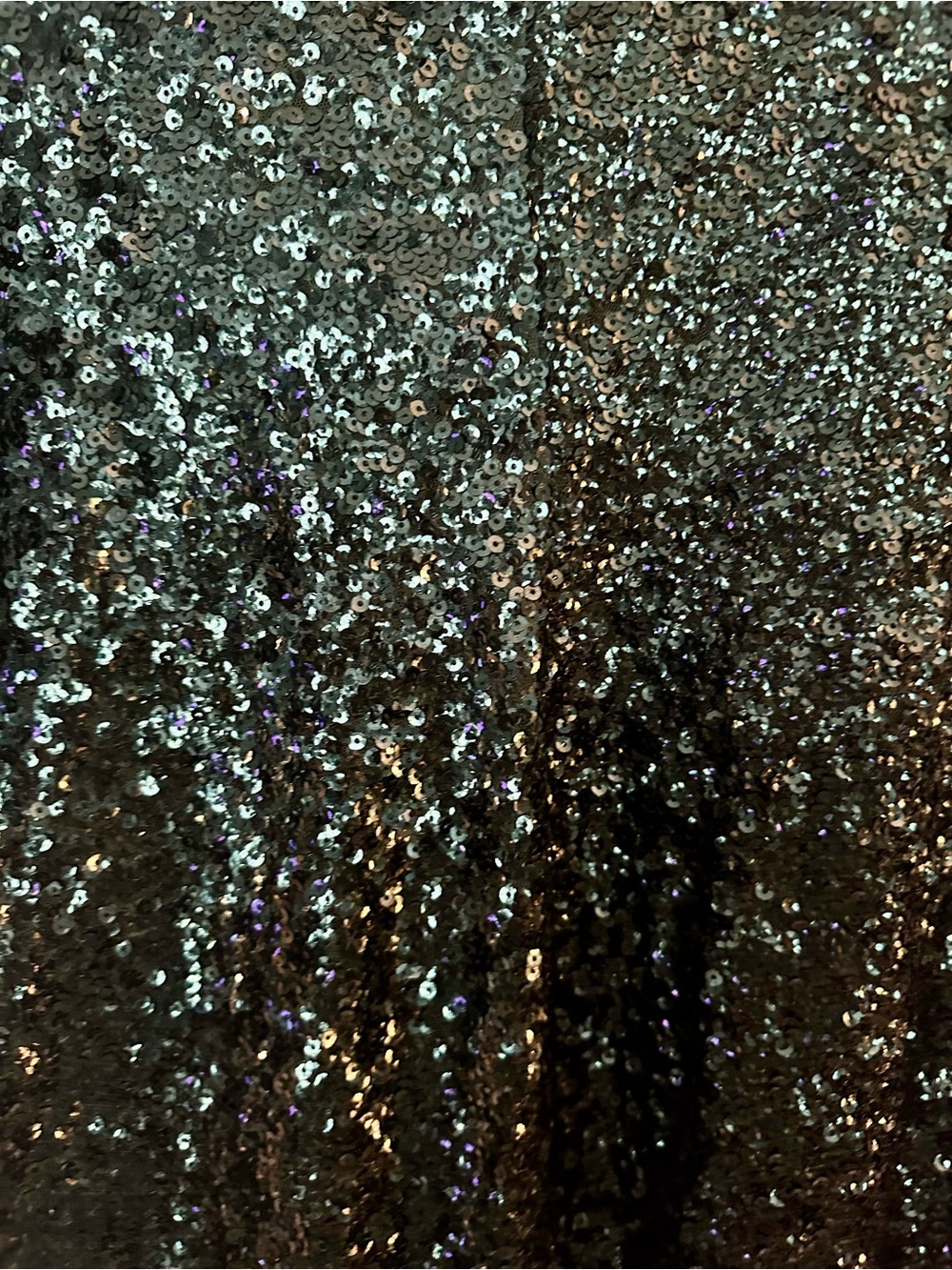 Express Emerald Green Sequin Mini Dress - Picture 3 of 4